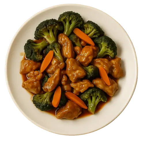 Chicken and Broccoli Brown Sauce